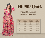 Load image into Gallery viewer, Flowy Floral Maxi Dress For Women
