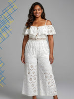 Load image into Gallery viewer, Ella Embroidery Jumpsuit
