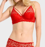 Load image into Gallery viewer, Instinct Sexy Lightly Padded Bra - Red / 32B - MLH Online
