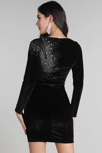Velvet Dress Black - MLH - Medium / Black - MLH Online
