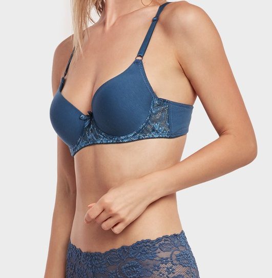 Mamia Full Cup Plain Lace Bra - MLH Online