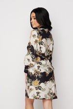 Load image into Gallery viewer, Shirt Printed Dress Ivory - MLH Online
