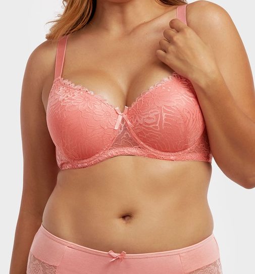 Laced Full D Cup Bra With Wide Strap – MLH Online