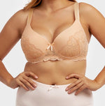 Load image into Gallery viewer, Mamia DD Cup Bra With Wide Straps Three Hooks Style - MLH Online
