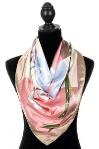 MLH Women's Square Scarfs - Dusty Pink / one size - MLH Online