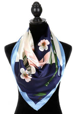 Load image into Gallery viewer, MLH Women&#39;s Square Scarfs - Dark Blue / one size - MLH Online

