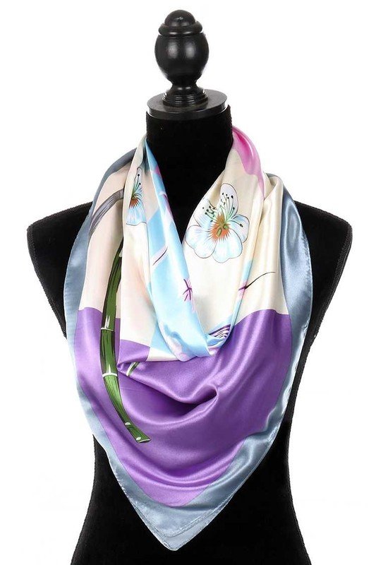 MLH Women's Square Scarfs - Purple / one size - MLH Online
