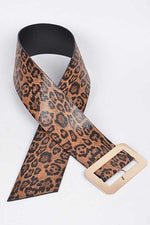 Load image into Gallery viewer, Leopard Iconic Big Buckle Belt - MLH Online
