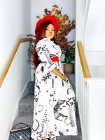 Load image into Gallery viewer, Risha Long Sleeve Super Maxi Shirt Dress - White / One size fits up to-UK 16 - MLH Online
