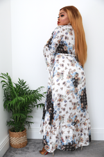 Load image into Gallery viewer, Emma Floaty Midi Wrap Dress - S/M(UK10-12) / White - MLH Online
