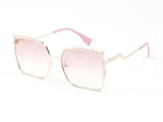 Load image into Gallery viewer, MLH Women Square Fashion Sunglasses - one size / Pink - MLH Online

