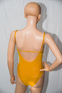 MLH Lace Angel Bodysuit (Mustard) - MLH Online