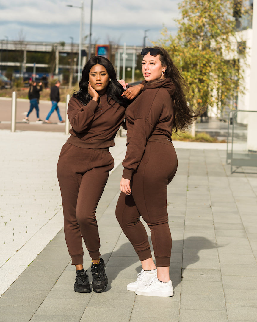 Ciana Hoodie Womens Tracksuits - S (UK 10) / Chocolate - MLH Online