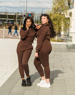 Load image into Gallery viewer, Ciana Hoodie Womens Tracksuits - S (UK 10) / Chocolate - MLH Online
