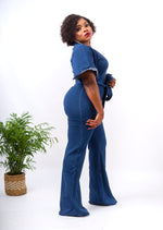 Load image into Gallery viewer, Leslie Womens Booty Denim Jumpsuit - MLH Online
