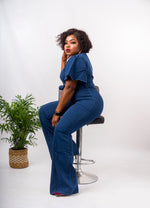 Load image into Gallery viewer, Leslie Womens Booty Denim Jumpsuit - MLH Online
