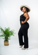 Load image into Gallery viewer, Monna Jumpsuit With Adjustable Strap - XL (UK 16) / Black - MLH Online
