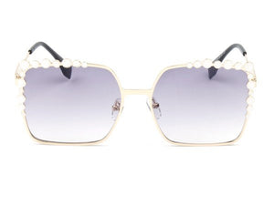 MLH Women Square Fashion Sunglasses - one size / Gradient Purple - MLH Online