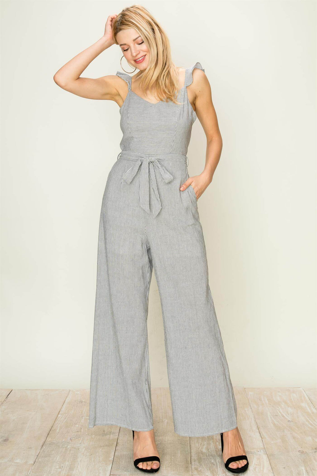 MLH Ruffle Strap Jumpsuit - MLH Online