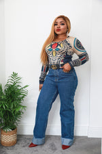 Load image into Gallery viewer, High Rise Wide Leg Jeans - UK 10 - MLH Online
