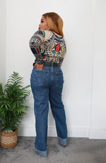 Load image into Gallery viewer, High Rise Wide Leg Jeans - UK 8 - MLH Online
