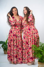 Load image into Gallery viewer, Flowy Floral Maxi Dress For Women - M/L (UK 12/14) - MLH Online
