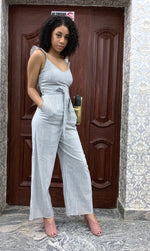 Load image into Gallery viewer, MLH Ruffle Strap Jumpsuit - MLH Online
