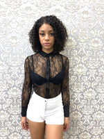 Load image into Gallery viewer, Shirt Lace Bodysuit - MLH Online
