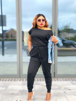 Load image into Gallery viewer, Gina Slouchy Jumpsuit -MLH - XL (UK 16) / Black - MLH Online

