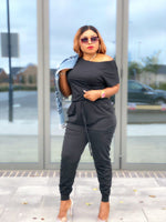 Load image into Gallery viewer, Gina Slouchy Jumpsuit -MLH - 3XL (UK 20) / Black - MLH Online
