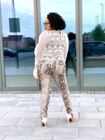 Load image into Gallery viewer, Jasmine Long Sleeve Lace Top In Cream/White - MLH Online

