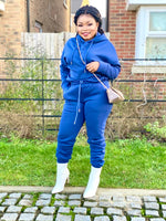 Load image into Gallery viewer, Ciana Navy Blue Tracksuit - M- UK 12 / Navy blue - MLH Online

