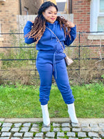 Load image into Gallery viewer, Ciana Navy Blue Tracksuit - MLH Online

