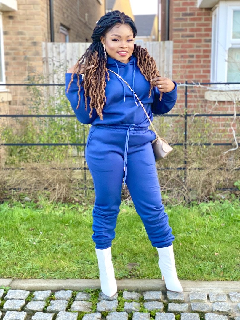 Ciana Navy Blue Tracksuit - MLH Online