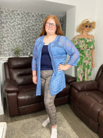 Load image into Gallery viewer, Plus Size Lace Long Sleeve Jacket - MLH Online
