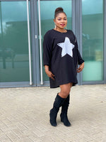 Load image into Gallery viewer, Star Dress With Side Zipper - MLH Online
