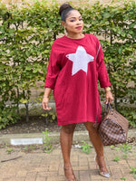 Load image into Gallery viewer, Star Dress With Side Zipper - MLH Online
