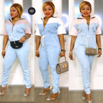 Load image into Gallery viewer, Lizzy Light Denim Jumpsuit - MLH Online
