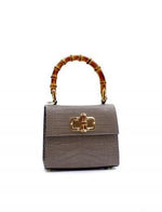 Load image into Gallery viewer, Genuine Leather Python Print Bag - one size / Mud - MLH Online

