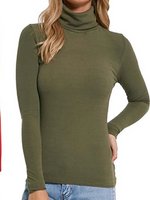 Load image into Gallery viewer, Turtle Neck Long Sleeve Top - MLH Online
