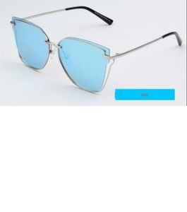 Fashion Cat Eye Polarised Sunglasses For Women - one size / Blue - MLH Online