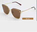 Load image into Gallery viewer, Fashion Cat Eye Polarised Sunglasses For Women - one size / Brown - MLH Online
