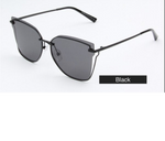 Load image into Gallery viewer, Fashion Cat Eye Polarised Sunglasses For Women - one size / Black - MLH Online
