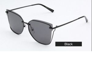Fashion Cat Eye Polarised Sunglasses For Women - one size / Black - MLH Online