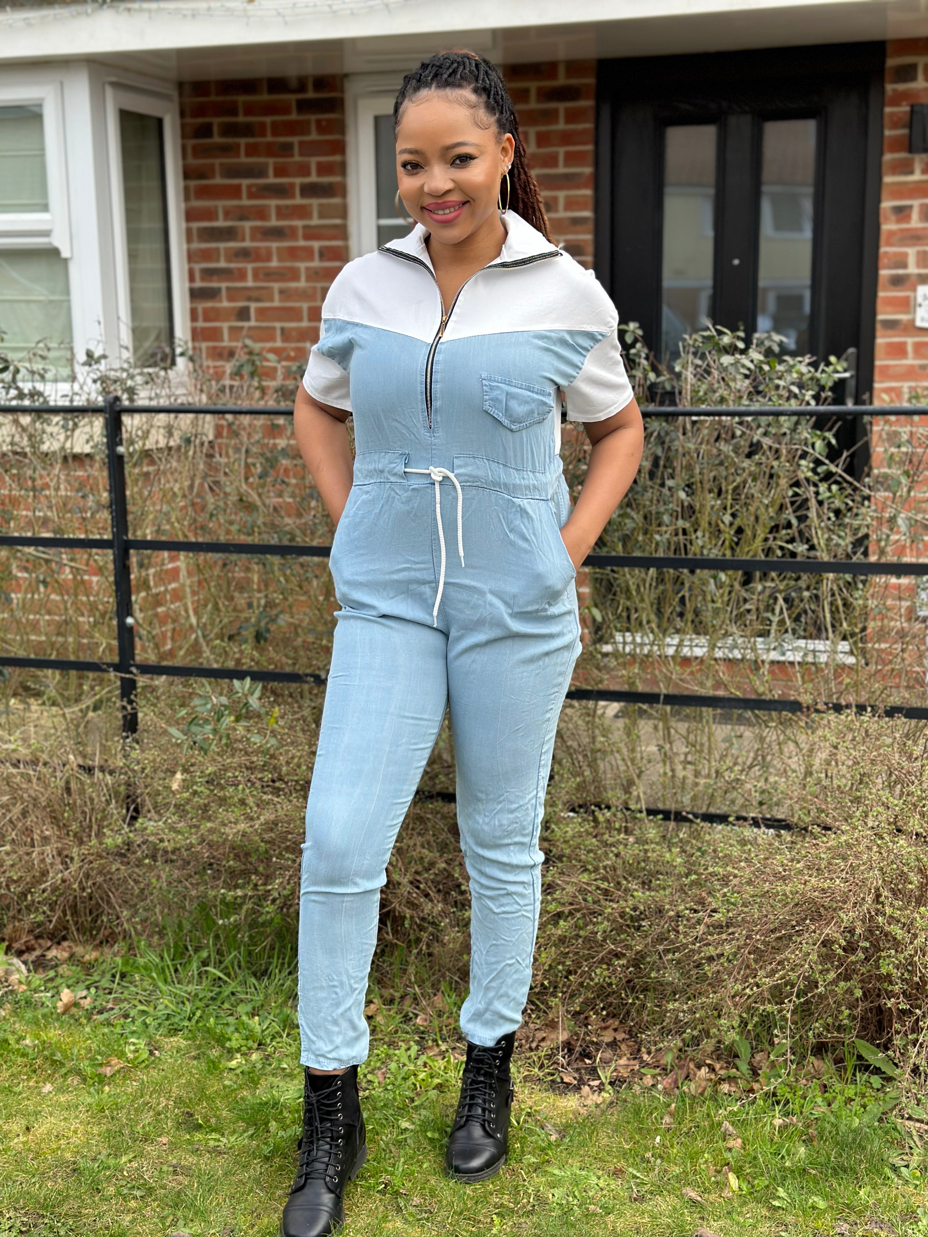 Lizzy Light Denim Jumpsuit MLH Online