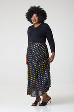 Load image into Gallery viewer, Bardot Maxi Pleated Skirt With Elasticated Waistband-Black - M/L (UK12/14) / Black - MLH Online
