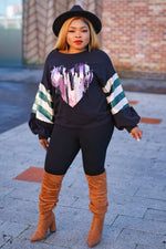 Load image into Gallery viewer, Sandra Bling Sweatshirt-MLH - One size fits up to UK 16 / Mint Green - MLH Online
