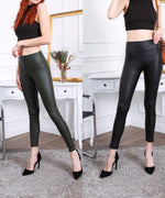 Load image into Gallery viewer, Faux Leather Shiny High Waist Leggings - MLH Online
