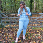 Load image into Gallery viewer, Ciana Hoodie Womens Tracksuits - S (UK 10) / Powder Blue - MLH Online
