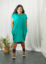 Load image into Gallery viewer, Charlett Plain Midi Dress With Cut Out Detail - MLH Online
